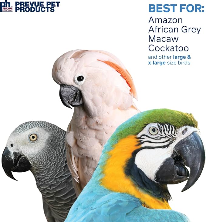 Prevue Pet Products Naturals Gorilla Bird Toy - Accessories for Large and Extra Large Birds, Hanging Cage Toy for Beak Exercise, Climbing, Chewing, and Rugged Natural Enrichment