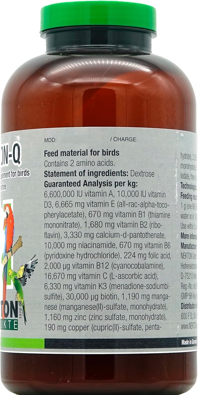 Nekton Q Vitamin K Plus Other Vitamins for Birds, 600gm