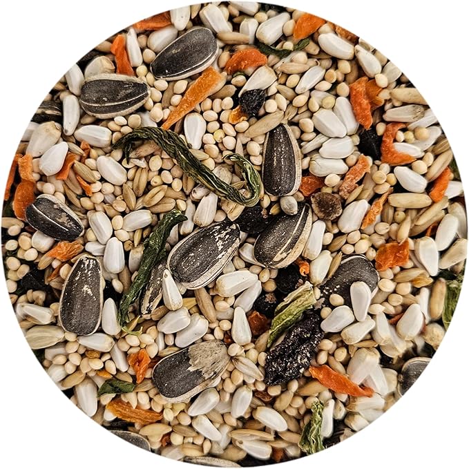 Cockatiel Bird Food (with Sunflower Seeds), 4 lbs Bag - Seed Mix for Cockatiels