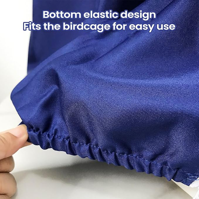Bird Cage Cover, Safe & Comfortable, 53x40x40cm, Windproof Crate Covers, Parrot Cage Blanket, Easy Fit Design, for Parakeet, Parrot, Mink, Lovebirds, Budgies, Finches