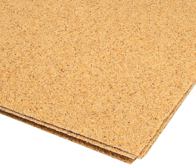 AB Tools 10 Sanded Sheets Sandpaper Cage Lining Budgies Caged Birds 28x43cm