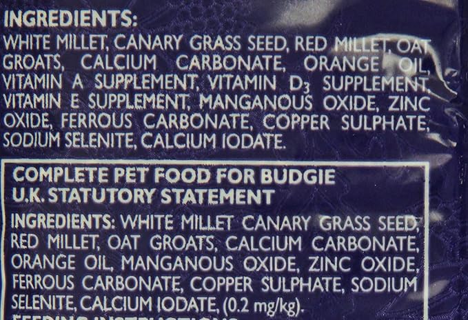 Parakeet/Budgie Staple VME Seed, 3-Pound