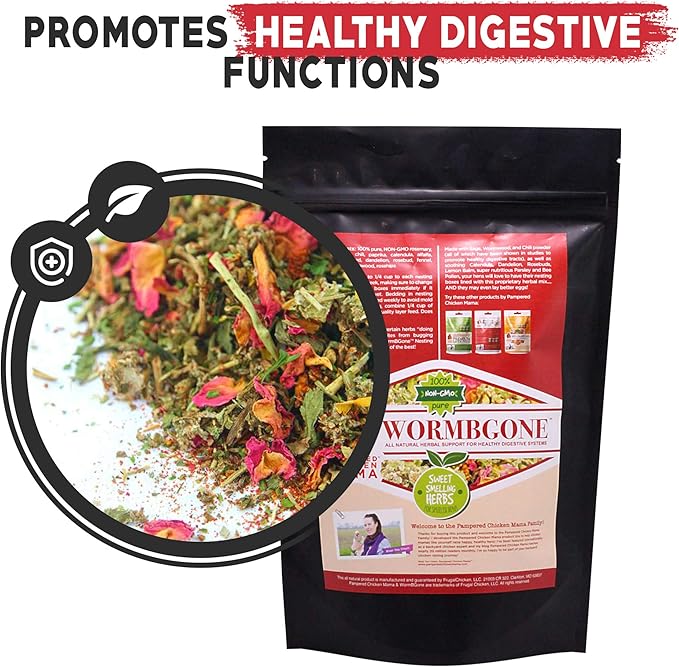 Premium Chicken Nesting Herbs (4 lb) - Naturally Keep A Clean Coop Your Hens Will Love – Backyard Chicken Supplies WormBGone