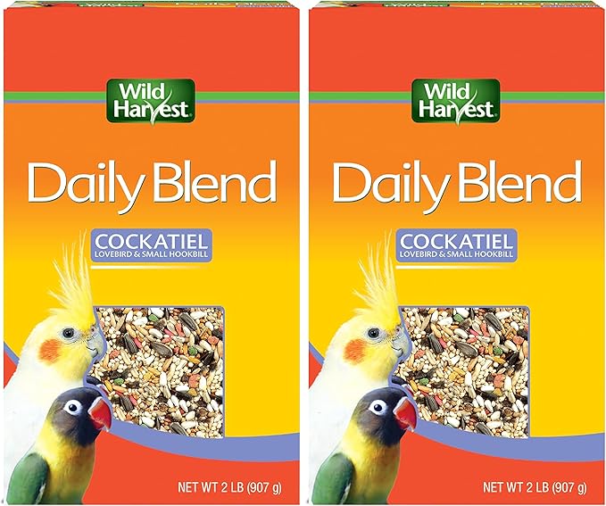Daily Blend Bird Nutrition, 2 Pound | Pack of 2 | Orange | 32 Ounce