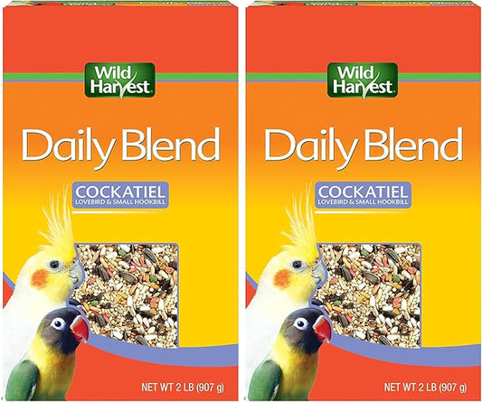 Daily Blend Bird Nutrition, 2 Pound | Pack of 2 | Orange | 32 Ounce