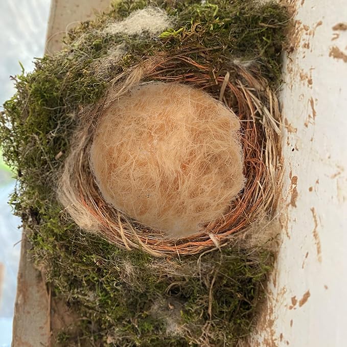 Yardwe 1bag Natural Bird Nesting Material Indoor DIY Bird Nest Supplies Raffia Grass for Parrots Hummingbirds Wild Birds for Bird House Cage Nesting