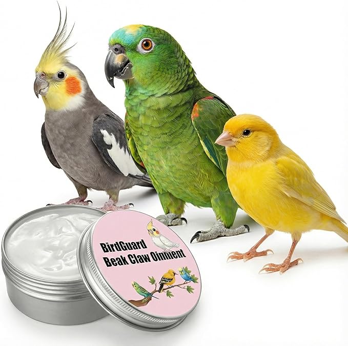 Bird Beak Moisturizer & Feet Balm – Dry Beak Treatment, Skin Hydration & Claw Repair for Parrots, Budgies, Cockatiels