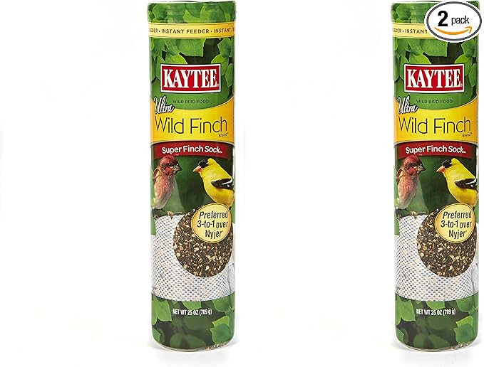 Kaytee Ultra Wild Finch Blend, 25-Ounce Super Sock (Pack of 2)