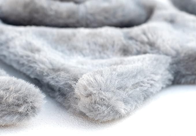 Bird Blanket Cozy Warm Plush Cuddle Nest Hanging Toy Fleece Sunggle Hut House Bed Hammock Shelter for Parakeet Cockatiel Grey Toy for Bird Cage Comfort Corner Large Medium Small (Large)