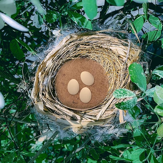 POPETPOP Pigeon Nest Mat Nesting Pads: 10PCS Bird Nesting Materials Bird Breeding Nest Bird Eggs Mat Coconut Fiber Substrate Bird Nest