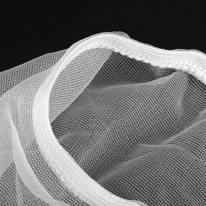 2PCS Universal Bird Cage Seed Catcher Polyester Mesh Cover Seed Catcher Soft Airy Cage Net Stretchy Skirt Parrots Cage Accessories Pet Products (#2)