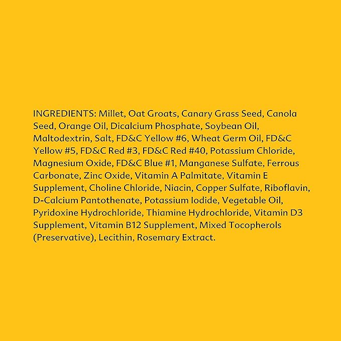 Wild Harvest Daily Blend Nutrition Diet for Parakeet, Canary and Finch, Orange Flavored, 10 Pounds (Pack of 2)