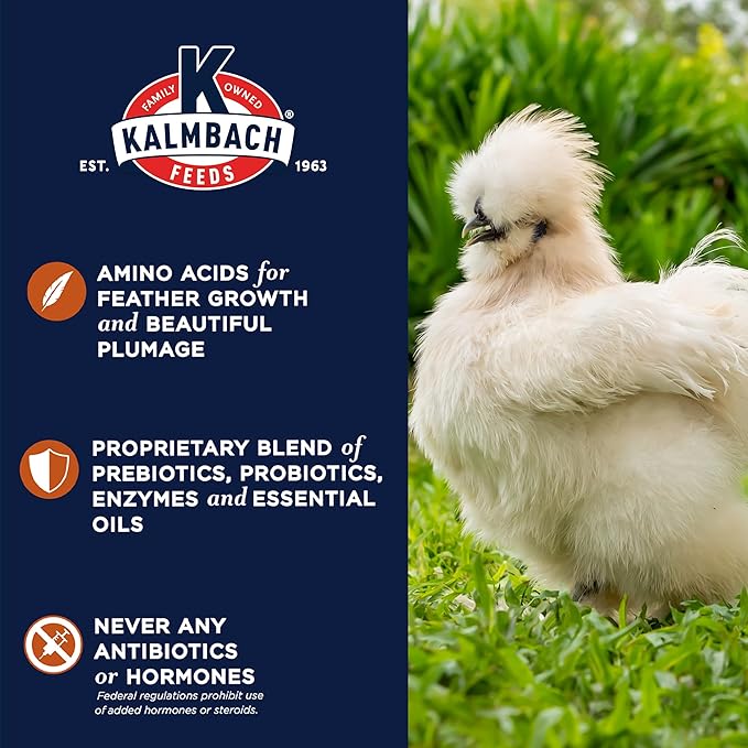 K Kalmbach Feeds Since 1963 Full Plume Feathering Feed 50 lb, 1 piece