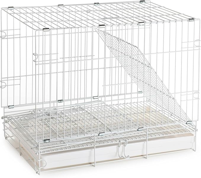 Large Portable Durable Metal Travel or Veterinary Easy Collapsable Parrot Bird Carrier Bite-Proof Carrier Cage Easy Clean Pull Out Tray Stainless Steel Feeder Bowls Natural Wooden Perch