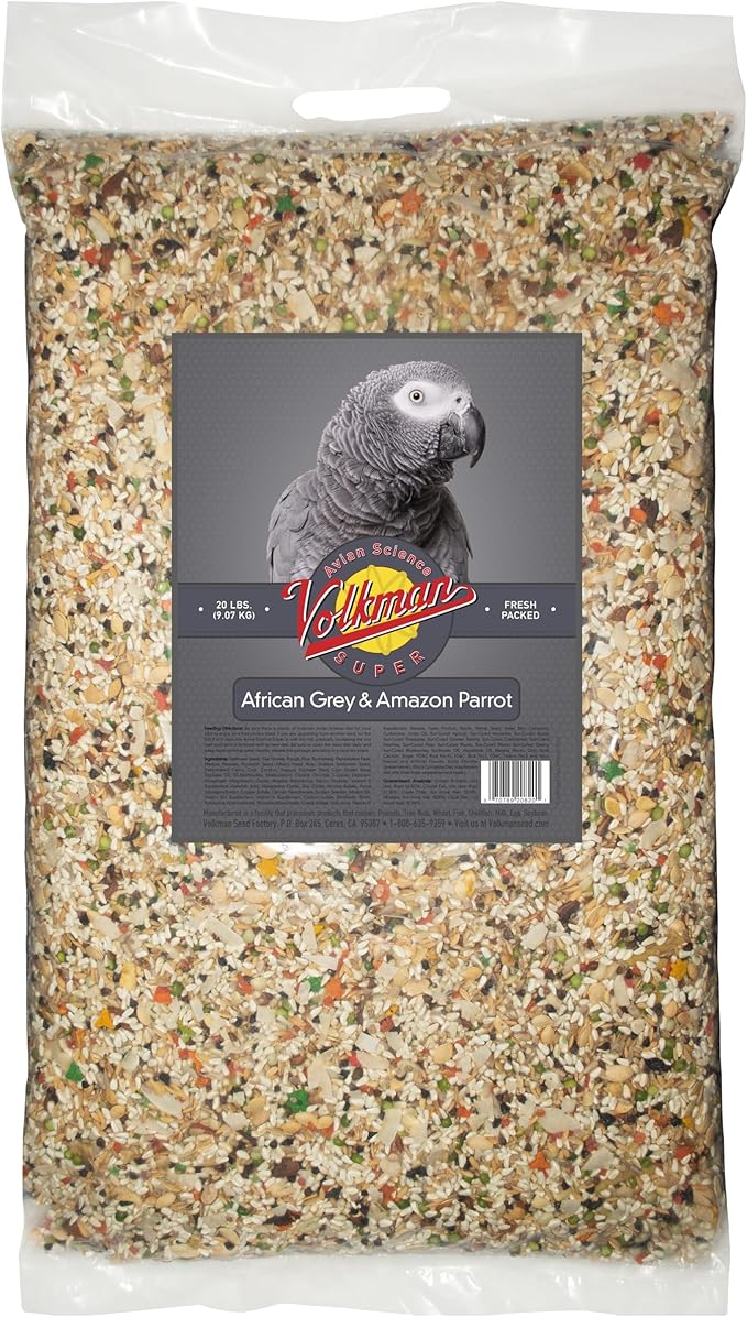 Volkman Avian Science African Grey Bird Food 20lb