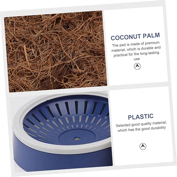 balacoo 4 Sets Pigeon nest Egg nest Straw Birds Pigeon Supplies Bird cage Accessories White Plastic Eggs Pigeon breeding Parakeet Bird cage Pigeon Nest Supply Bowl mat homing Pigeon Coir