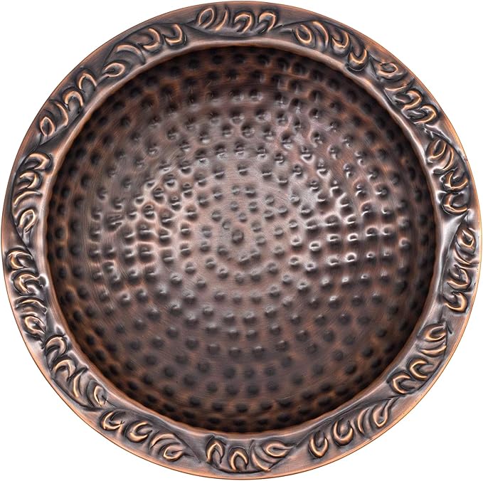 Good Directions Bronze Finish Bird Bath on Garden Pole 13"