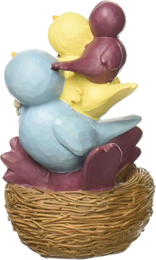 Blossom Bucket "Nest is Blessed' Stacked Birds Decor