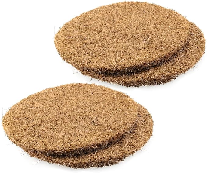 4pcs Breathable Dry Grass Mattress 215x10mm Bird Nesting Pads Natural Fiber Parrots Breeding Nests Bird Eggs Mat for Birds