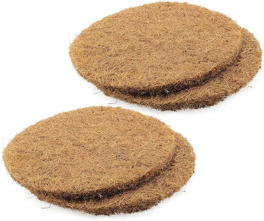 4pcs Breathable Dry Grass Mattress 215x10mm Bird Nesting Pads Natural Fiber Parrots Breeding Nests Bird Eggs Mat for Birds