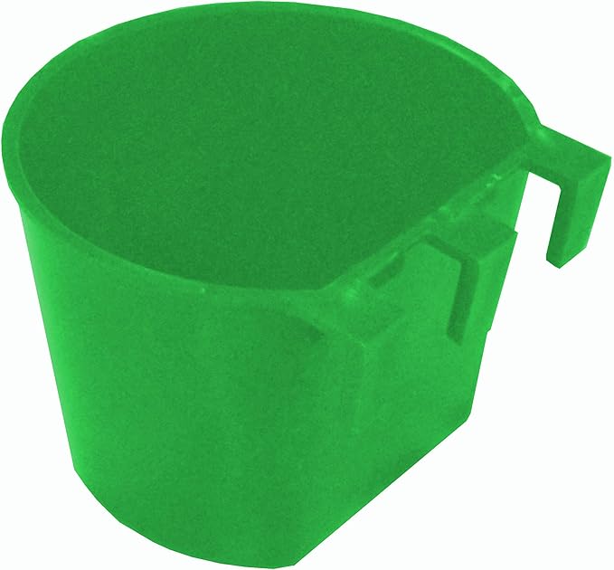 5 Pack of RITE FARM PRODUCTS 8 OZ Pigeon Quail Dove Chicken Rabbit Bird Feeder Water Drinker Cups Wire CAGE