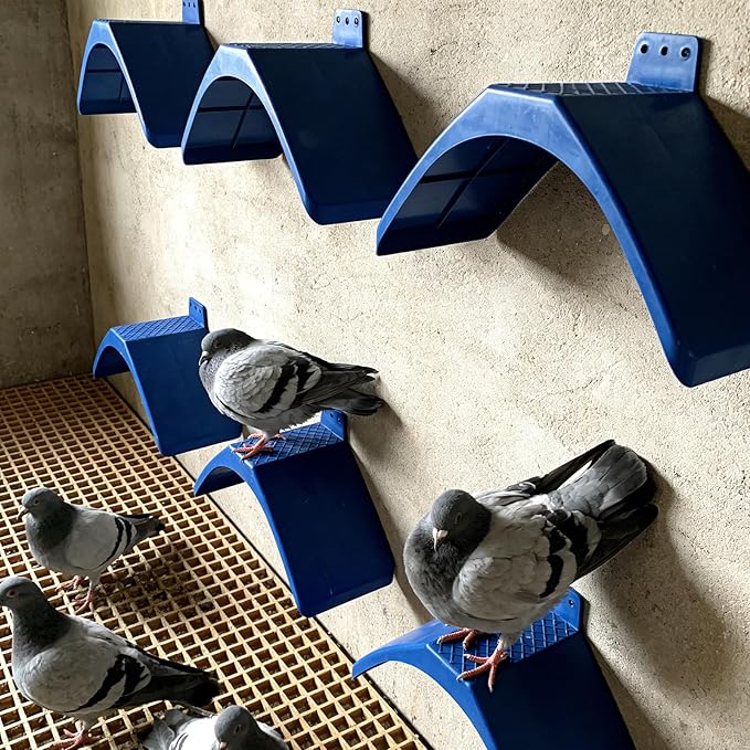 20 Pcs Lightweight Plastic Dove Rest Stands - Pigeon Perches Roost Holder, Birdcage Accessories Dwelling Frame for Pigeons, Parrots and Other Birds