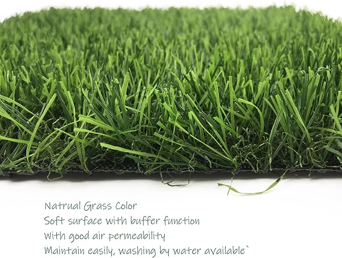 KuGuo Soft Plastic Fake Lawn Chicken Nesting Boxes Pads Chicken Bedding 12 x 12 inches (Soft Middle Grass-6PCS)