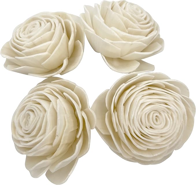 by M&M 5175 Sola Shred Roses - Handmade Sola Wood Shreddable Foot Toys, Lightweight, Lots of Thin Wood Layers, Delightfully Fun for Small to Med Size Pet Bird Species