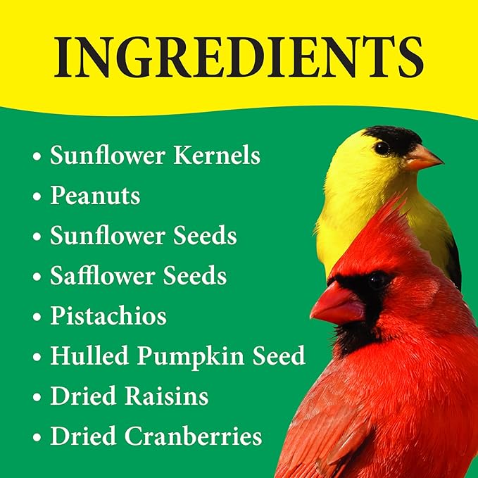 Wild Delight 366050 Nut N' Berry Bird Food, 5 lb, Multi