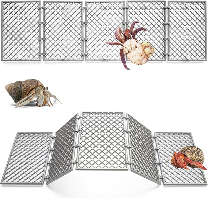 Hermit Crab Climbing Toys | 5 Pcs DIY Mesh Hermit Crab Ladder | Hermit Crab Tank Enrichment Decor | Hermit Crabs Decoration Accessories Supplies Toys Ornaments