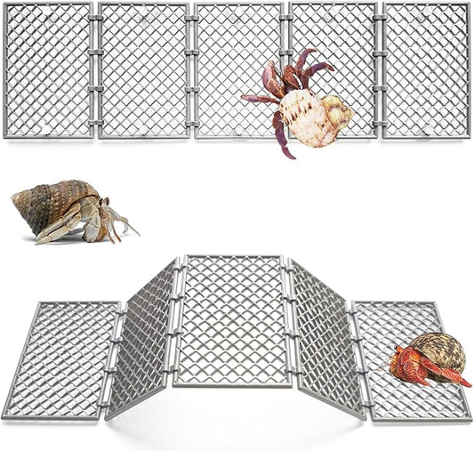 Hermit Crab Climbing Toys | 5 Pcs DIY Mesh Hermit Crab Ladder | Hermit Crab Tank Enrichment Decor | Hermit Crabs Decoration Accessories Supplies Toys Ornaments