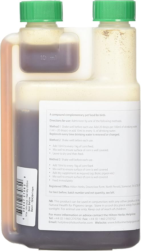 Hilton Herbs 27082 Vita-Min Plus Bird Food Formula, 0.5 Pint