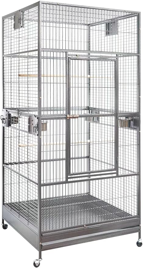 XXL Large Bird Flight Cage Parrot Aviary H80xw35.5xd35.5