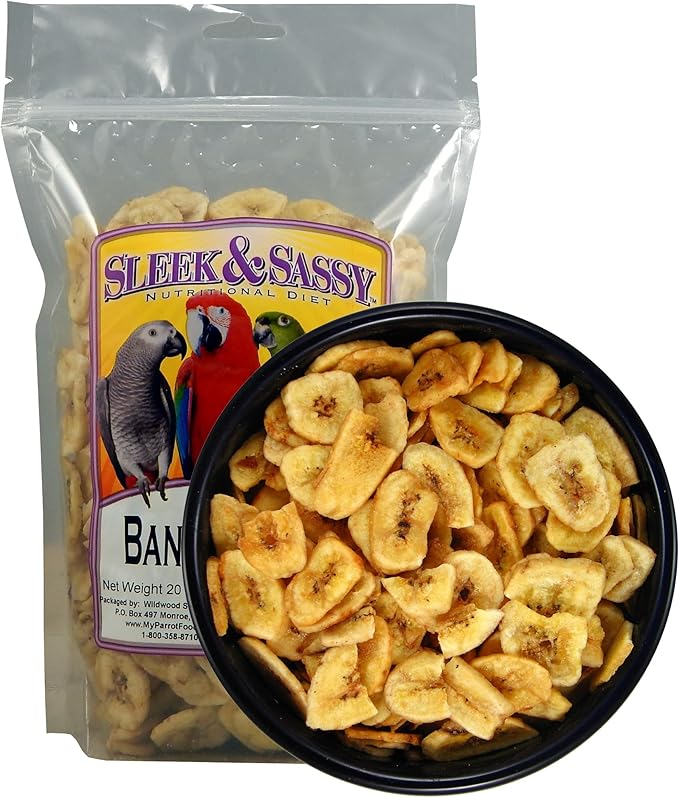 SLEEK & SASSY Banana Parrot Treat (20 oz.)