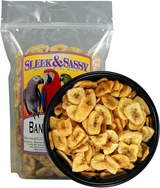 SLEEK & SASSY Banana Parrot Treat (20 oz.)