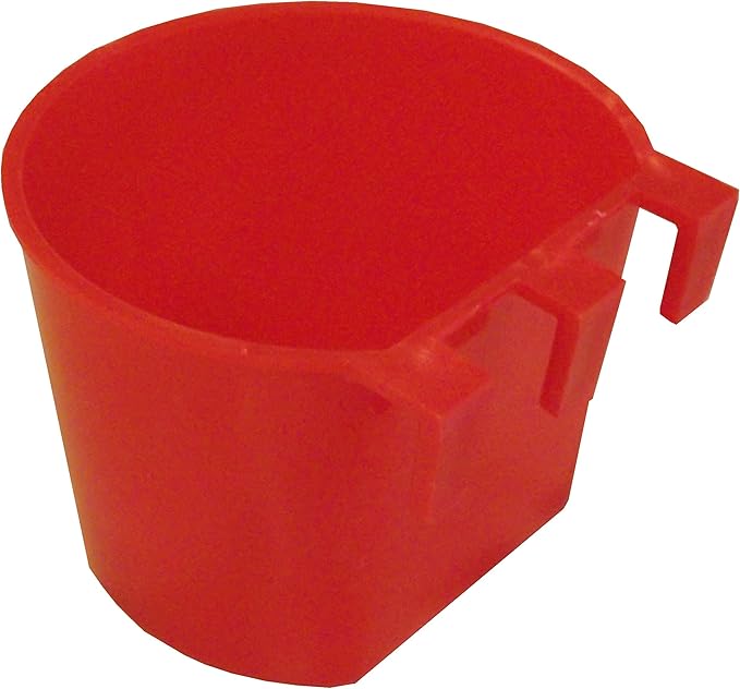 4 Pack of RITE FARM PRODUCTS 8 OZ Pigeon Quail Dove Chicken Rabbit Bird Feeder Water Drinker Cups Wire CAGE