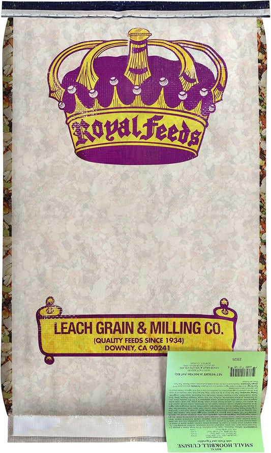 Small Hookbill Cuisine, 20 Lbs Premium Birdseeds for Parrot, Bird Food for Small Hookbill, Supports Daily Energy, Growth & Digestive Health, Nutrient-Rich Parrot Bird Seed for Outside Feeders
