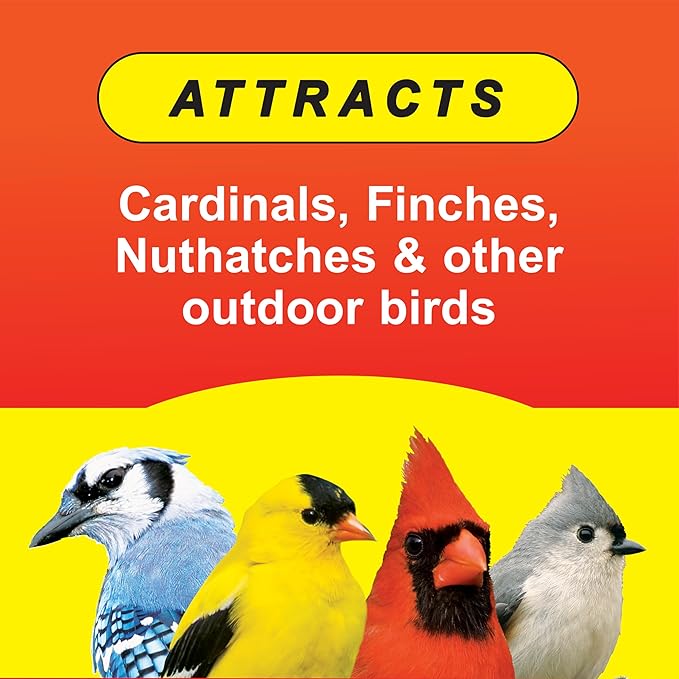Wild Delight Advanced Formula Sizzle N' Heat Wild Bird Food, Spicy Bird Seed to Deter Squirrels, 14 lbs