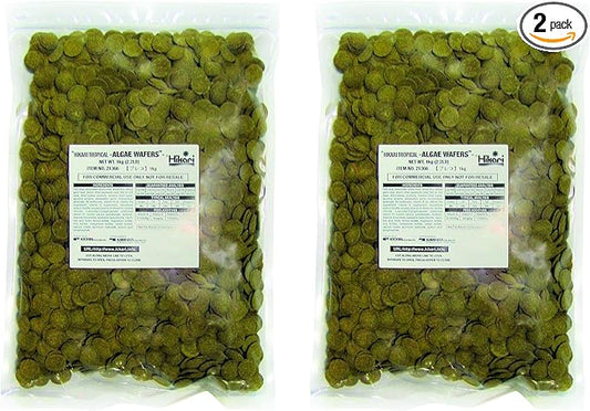 Hikari Algae Wafers for Pets, 4.4-Pound (Two -2.2lb Bags)