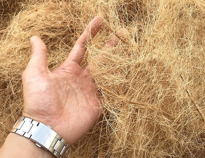 Coconut Fiber, 4.5oz. Comfortable Bedding for Small Birds and Animals, Nest Material for Nest Building, Hideouts, Plants and Upholstery