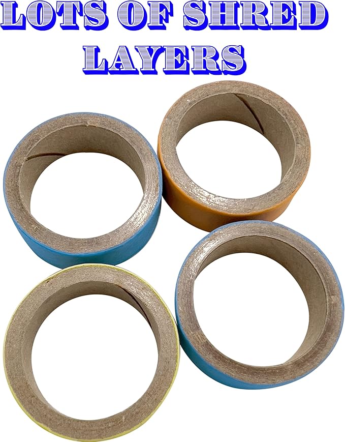 8007 Pk20 1 Inch Ring Donut - Classic Compressed Cardboard Chewable Bird Foot Toys, Easy for Pets to Grab and Chew, Great for Small Size Birds Cockatiels Budgies