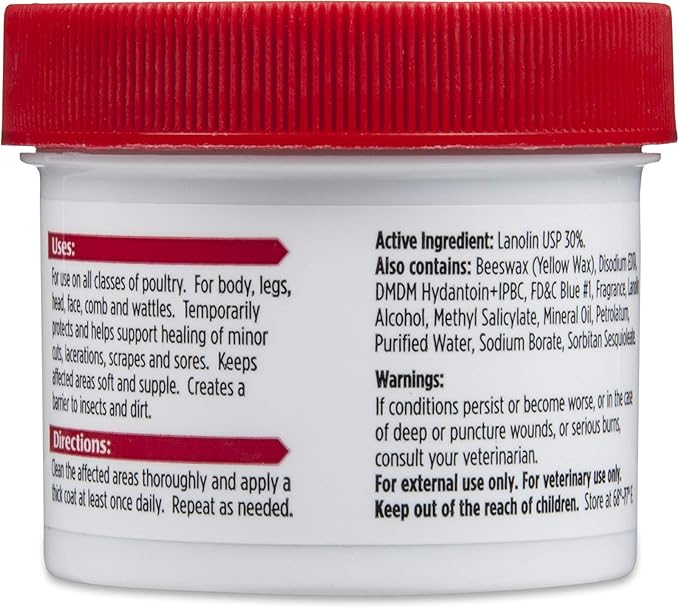 Manna Pro Hen Healer Multi-Purpose Ointment | Helps Support Healing | 2 Ounces