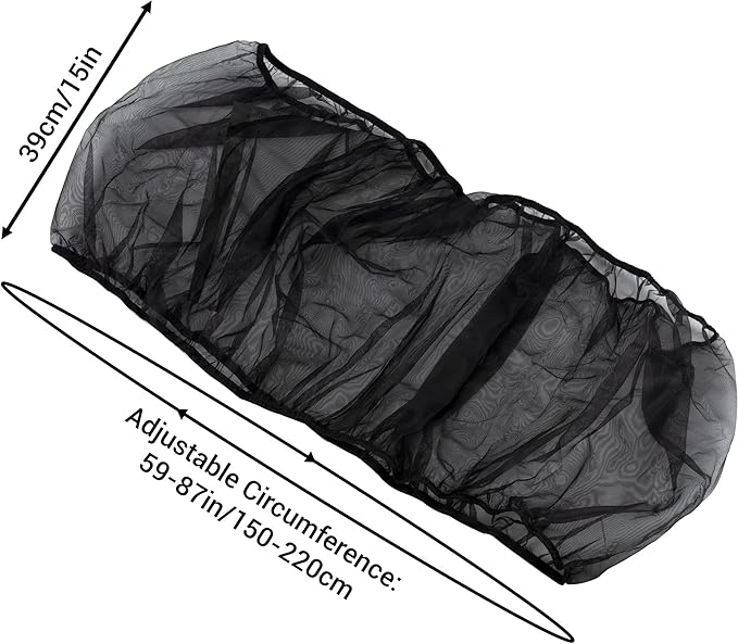 IFAMIO Bird Cage Seed Feather Catcher Adjustable Birdcage Covers Cage Skirt Large Nylon Mesh Netting Universal Bird Cage Net Cover Bird Seed Guard Skirt for Parrot Parakeet Macaw Black