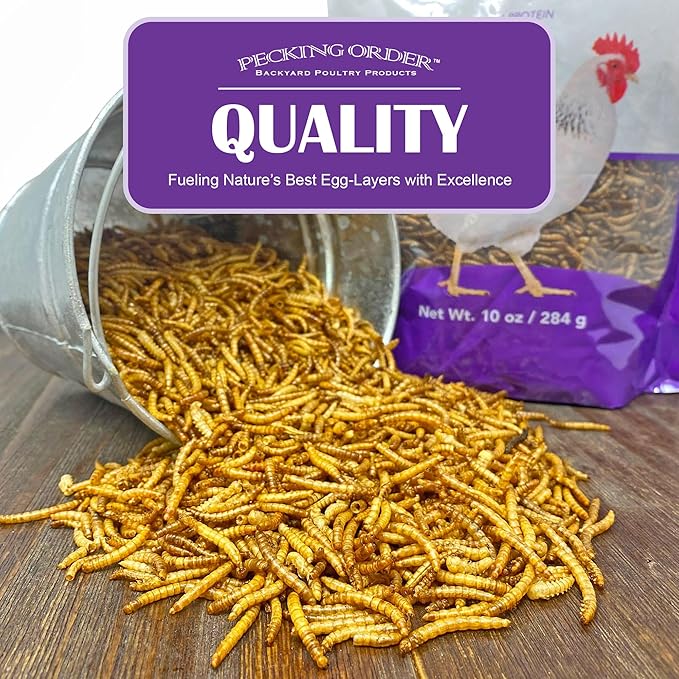 Pecking Order Dried Mealworm, 5 lbs