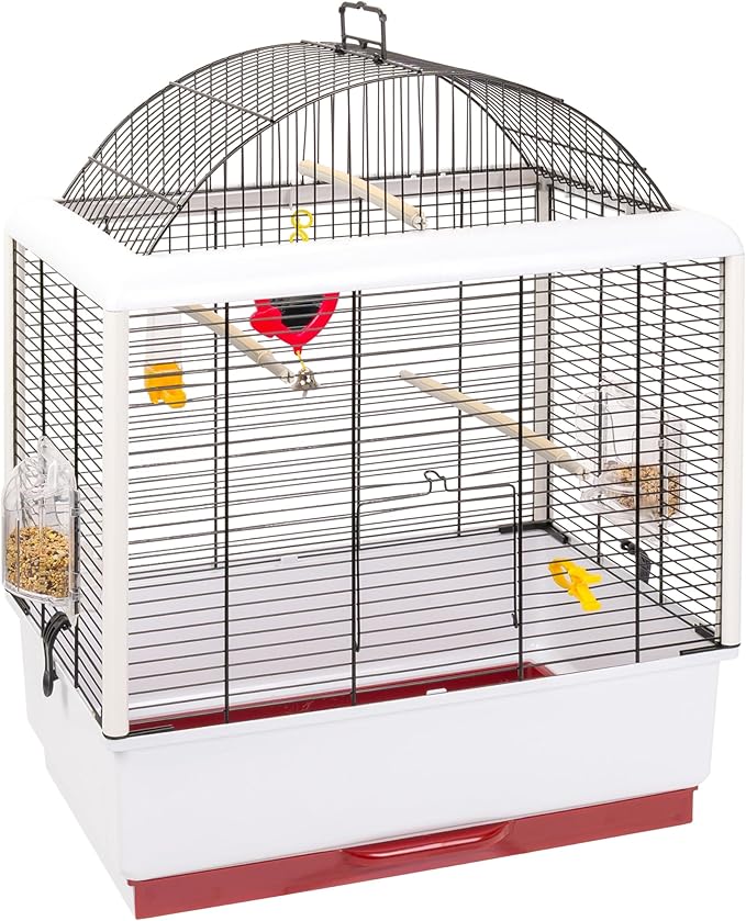 Ferplast Palladio 3 Bird Cage, 49 x 30 x 64 cm, Black