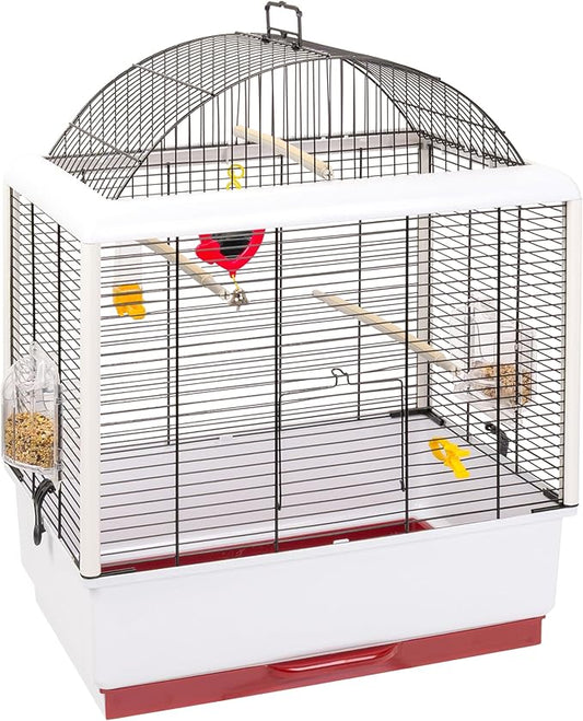 Ferplast Palladio 3 Bird Cage, 49 x 30 x 64 cm, Black