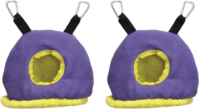 Prevue Pet Products 2 Pack of Snuggle Sacks, Small, Assorted Colors