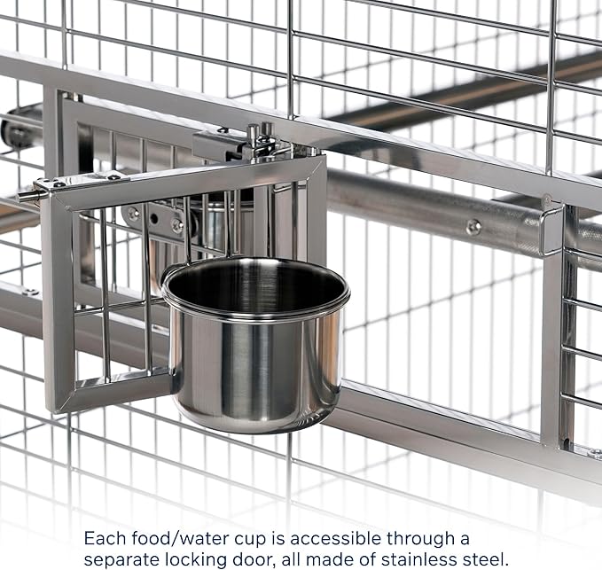 Prevue Pet Products Imperial XXL Stainless Steel Bird Cage