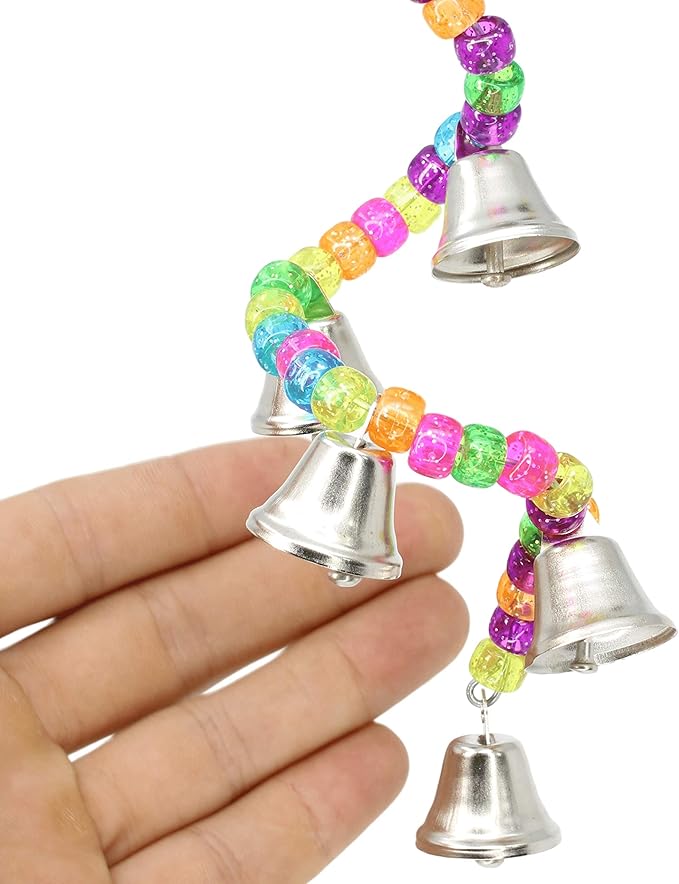 890 Ring My Bell Bonka Bird Toys Small Colorful Beads Assorted Budgie Finch Parrotlet Quaker Dove