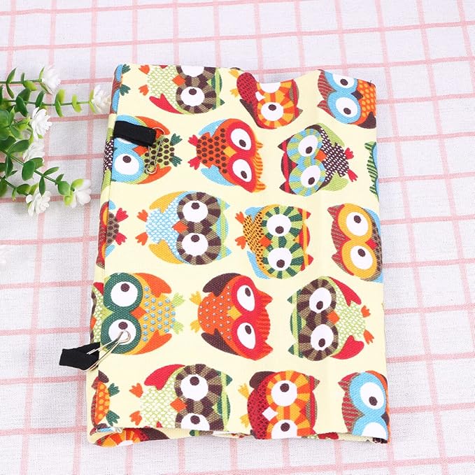 ULTECHNOVO Parrot Nest, Bird Nest Hut Hanging Parrot Sleep Nest Tent Canvas Triangle Habitat Cave Owl Printing Pattern for Parrot Parakeet Cockatiels Pet Animal- L